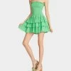 ROSIE MINI DRESS GREEN -Betsey Johnson BETSEY JOHNSON JN208683 ANDEAN TOUCAN 03