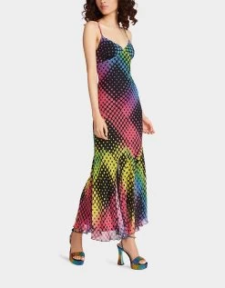 ADDISON MIDI DRESS BLACK -Betsey Johnson BETSEY JOHNSON JN208704 RAVEN BLACK 04