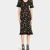 CHELSEA MIDI DRESS BLACK MULTI -Betsey Johnson BETSEY JOHNSON JN308816 LIL BUD 01