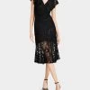 MERLIN MIDI DRESS BLACK -Betsey Johnson BETSEY JOHNSON JN308861 RAVEN BLACK 01