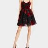 LUCIA MINI DRESS RED MULTI -Betsey Johnson BETSEY JOHNSON JN308862 RED FLORAL 01