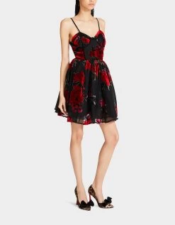 LUCIA MINI DRESS RED MULTI -Betsey Johnson BETSEY JOHNSON JN308862 RED FLORAL 02
