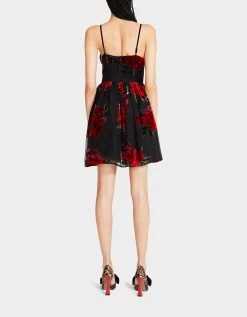 LUCIA MINI DRESS RED MULTI -Betsey Johnson BETSEY JOHNSON JN308862 RED FLORAL 04