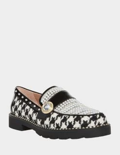MARIAM BLACK/WHITE -Betsey Johnson BETSEY JOHNSON MARIAM HOUNDSTOOTH
