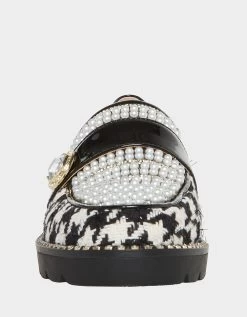 MARIAM BLACK/WHITE -Betsey Johnson BETSEY JOHNSON MARIAM HOUNDSTOOTH FRONT