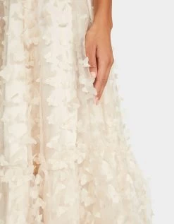 BETSEYS BUTTERFLY MAXI DRESS CREAM 15 BETSEYS BUTTERFLY MAXI DRESS CREAM -Betsey Johnson BETSEY JOHNSON MD3103 CREAM 06 76a5bd97 4a73 448d 81c5 07b07ffc18ba