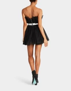 BETSEYS BLING TULLE DRESS BLACK -Betsey Johnson BETSEY JOHNSON MD3266 BLACK 04 0fd858a9 00fe 4790 9131 039e665400f2
