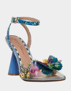 NADYA BLUE MULTI -Betsey Johnson BETSEY JOHNSON NADYA BLUE MULTI