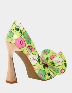 NOBBLE-P YELLOW 13 NOBBLE-P YELLOW -Betsey Johnson BETSEY JOHNSON NOBBLE P YELLOW MULTI ALT1