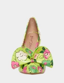 NOBBLE-P YELLOW 12 NOBBLE-P YELLOW -Betsey Johnson BETSEY JOHNSON NOBBLE P YELLOW MULTI FRONT