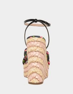 PANSIE BLACK MULTI -Betsey Johnson BETSEY JOHNSON PANSIE BLACK MULTI BACK