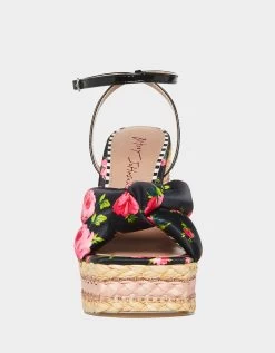 PANSIE BLACK MULTI -Betsey Johnson BETSEY JOHNSON PANSIE BLACK MULTI FRONT