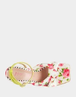 PANSIE WHITE MULTI -Betsey Johnson BETSEY JOHNSON PANSIE WHITE MULTI TOP