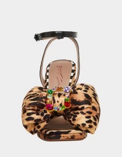 POLLIE LEOPARD MULTI -Betsey Johnson BETSEY JOHNSON POLLIE LEOPARD MULTI FRONT