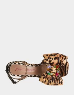 POLLIE LEOPARD MULTI -Betsey Johnson BETSEY JOHNSON POLLIE LEOPARD MULTI TOP