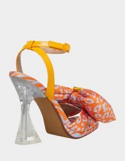 POLLIE ORANGE MULTI -Betsey Johnson BETSEY JOHNSON POLLIE ORANGE MULTI ALT1