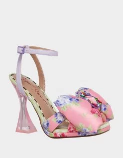 POLLIE PINK MULTI 13 POLLIE PINK MULTI -Betsey Johnson BETSEY JOHNSON POLLIE PINK MULTI