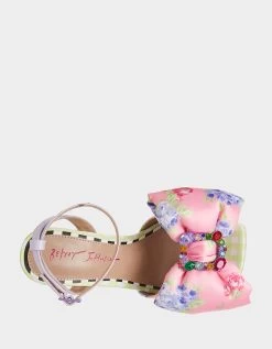 POLLIE PINK MULTI 17 POLLIE PINK MULTI -Betsey Johnson BETSEY JOHNSON POLLIE PINK MULTI TOP