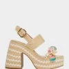 SHELLIE NATURAL MULTI -Betsey Johnson BETSEY JOHNSON SHELLIE NATURAL MULTI SIDE
