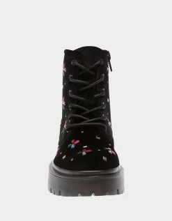 KIDS' EMBRY BLACK 12 KIDS' EMBRY BLACK -Betsey Johnson BETSEY JOHNSON SHOES BK EMBRY BLACK FRONT