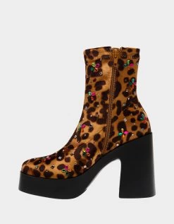 HARRIET LEOPARD 13 HARRIET LEOPARD -Betsey Johnson BETSEY JOHNSON SHOES HARRIET LEOPARD INSIDE