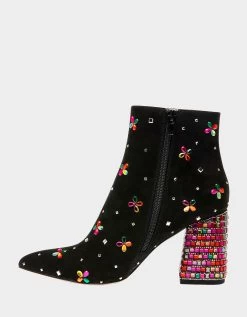 JOISE BLACK MULTI -Betsey Johnson BETSEY JOHNSON SHOES JOSIE BLACK INSIDE 1