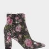 CADY BLACK/PINK -Betsey Johnson BETSEY JOHNSON SHOES SB CADY BLACK FLORAL SIDE 2