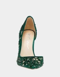 CHIC EMERALD -Betsey Johnson BETSEY JOHNSON SHOES SB CHIC EMERALD FRONT