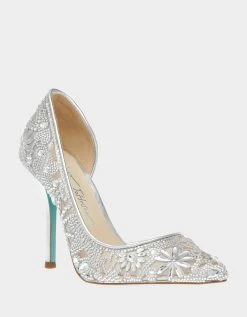 CHIC SILVER -Betsey Johnson BETSEY JOHNSON SHOES SB CHIC SILVER