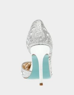 CHIC SILVER -Betsey Johnson BETSEY JOHNSON SHOES SB CHIC SILVER BACK
