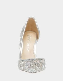 CHIC SILVER -Betsey Johnson BETSEY JOHNSON SHOES SB CHIC SILVER FRONT