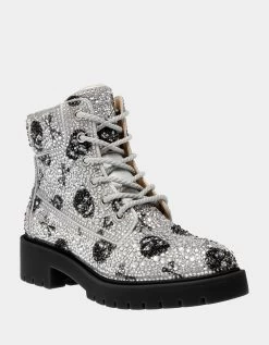 HUDSN SKULLS -Betsey Johnson BETSEY JOHNSON SHOES SB HUDSN SILVER