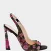 MINA BLACK/PINK FLORAL -Betsey Johnson BETSEY JOHNSON SHOES SB MINA BLACK PINK FLORAL SIDE 135ada8a 32ca 45dd adab d529bcf44860