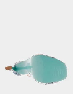 MINA BLUE FLORAL -Betsey Johnson BETSEY JOHNSON SHOES SB MINA BLUE FLORAL BOTTOM