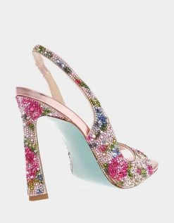 MINA FLORAL MULTI -Betsey Johnson BETSEY JOHNSON SHOES SB MINA FLORAL MULTI ALT1