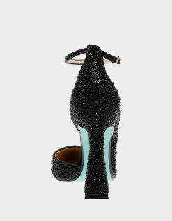 RAMSY BLACK -Betsey Johnson BETSEY JOHNSON SHOES SB RAMSY BLACK BACK