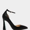 RAMSY BLACK 1 RAMSY BLACK -Betsey Johnson BETSEY JOHNSON SHOES SB RAMSY BLACK SIDE