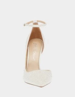 RAMSY IVORY -Betsey Johnson BETSEY JOHNSON SHOES SB RAMSY IVORY PEARL FRONT