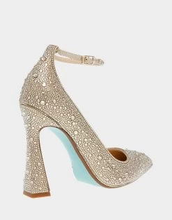 RAMSY GOLD 12 RAMSY GOLD -Betsey Johnson BETSEY JOHNSON SHOES SB RAMSY LT GOLD ALT1