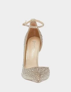 RAMSY GOLD 11 RAMSY GOLD -Betsey Johnson BETSEY JOHNSON SHOES SB RAMSY LT GOLD FRONT