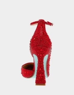 RAMSY RED -Betsey Johnson BETSEY JOHNSON SHOES SB RAMSY RED BACK