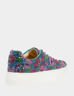 SIDNY BLUE MULTI -Betsey Johnson BETSEY JOHNSON SHOES SB SIDNY BLUE POPPY ALT1