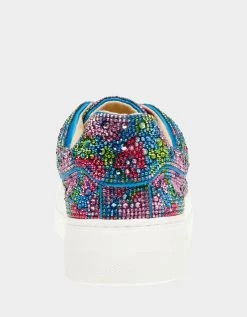 SIDNY BLUE MULTI -Betsey Johnson BETSEY JOHNSON SHOES SB SIDNY BLUE POPPY BACK