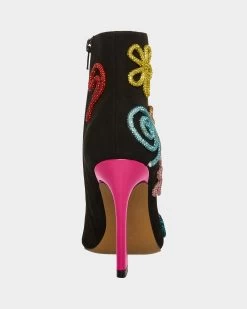 SYLVIA BLACK MULTI -Betsey Johnson BETSEY JOHNSON SHOES SYLVIA BLACK MULTI BACK