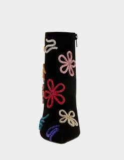 SYLVIA BLACK MULTI -Betsey Johnson BETSEY JOHNSON SHOES SYLVIA BLACK MULTI FRONT