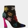 SYLVIA BLACK MULTI -Betsey Johnson BETSEY JOHNSON SHOES SYLVIA BLACK MULTI SIDE 1c7d7a3d 4367 464d 908d 466869f18ef1