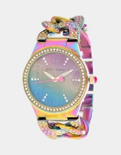 BETSEY TIME LINKED UP WATCH MULTI