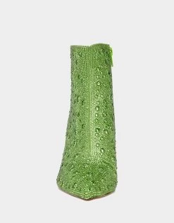 CADY LIME -Betsey Johnson BETSEYJOHNSON BOOTIES SB CADY LIME GREEN FRONT