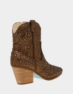 DIVA BROWN -Betsey Johnson BETSEYJOHNSON BOOTIES SB DIVA BROWN ALT1
