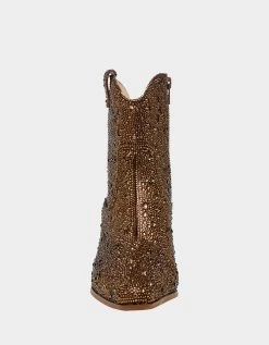 DIVA BROWN -Betsey Johnson BETSEYJOHNSON BOOTIES SB DIVA BROWN FRONT